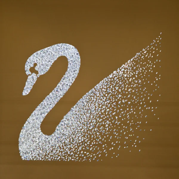 Graciosas obras de arte de cisne — Foto de Stock