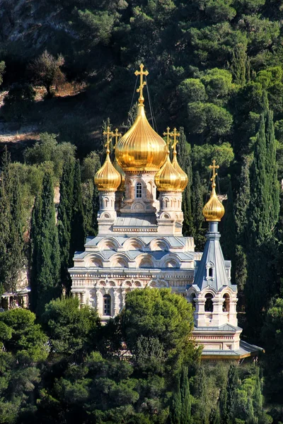 La Iglesia de María Magdalena en Jerusalén, Israel . —  Fotos de Stock