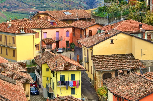 Italian houses. Diano D — Stock Photo, Image