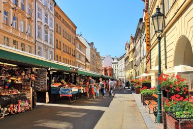turistik Merkezi, Prag, Çek Cumhuriyeti.