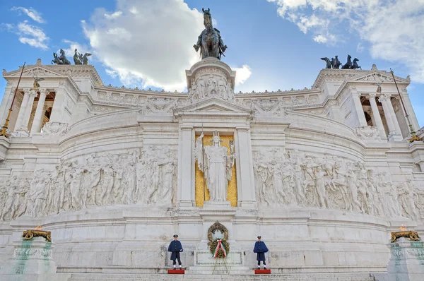 Victor emmanuel monument. Rome, Italië. — Stockfoto