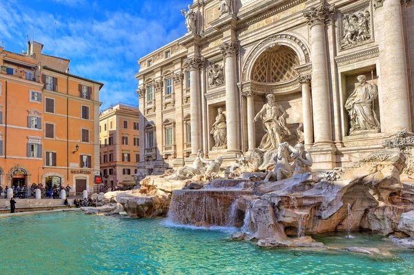 Fontana di Trevi. Rom, Italien. — Stockfoto