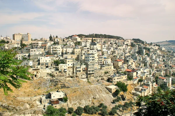 Palestinsk landsby i skråningen av Jerusalem, Israel . – stockfoto