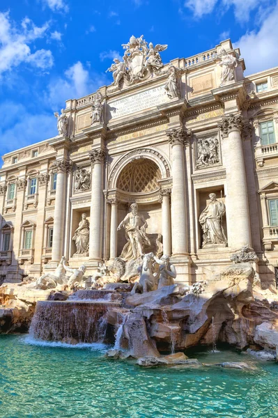 特雷维喷泉。意大利罗马. — 图库照片