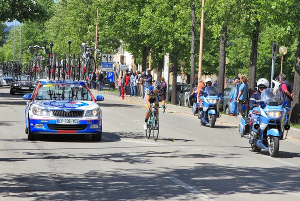 Giro D 'Italia nas ruas de Alba . — Fotografia de Stock