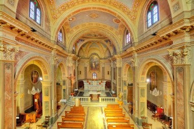 catholich kilise iç görünüm.