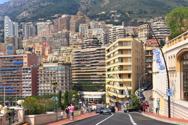 kentsel yol ve monte carlo, monaco konut yapı.