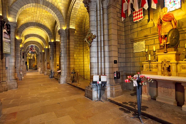Vista interior de la Catedral de San Nicolás de Mónaco . —  Fotos de Stock