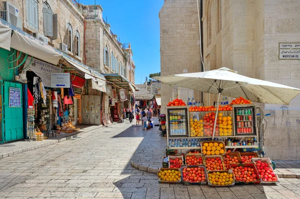 Old market of Jerusalem. — Stock Photo, Image