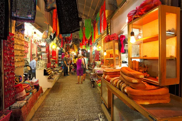 Antiguo mercado de Jerusalén . — Foto de Stock