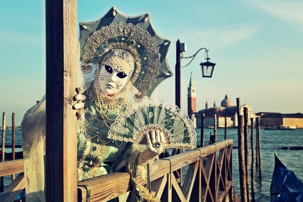 Традиционный Венецианский карнавал 2011 . — стоковое фото