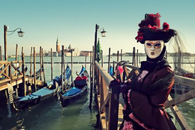 Traditional Venetian Carnival 2011. clipart