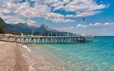 kemer, Türkiye'nin kıyı ve Deniz Manzaralı.