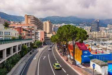 Monte carlo şehir görünümü.