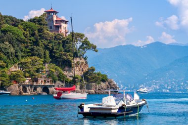 Bay portofino, İtalya.