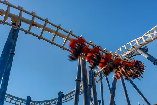 Roller coaster in Luna Park. — Stock Photo, Image