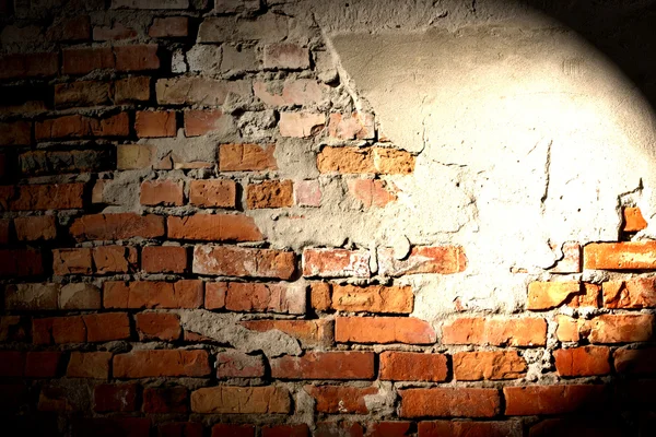Background of brick wall with highlights — Stock Photo, Image
