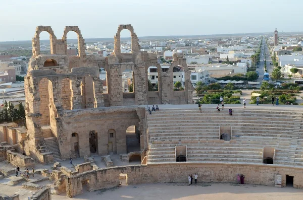 Amfiteatern av el djem — Stockfoto