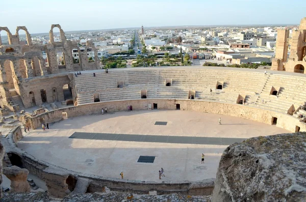 Amfiteatern av el djem — Stockfoto