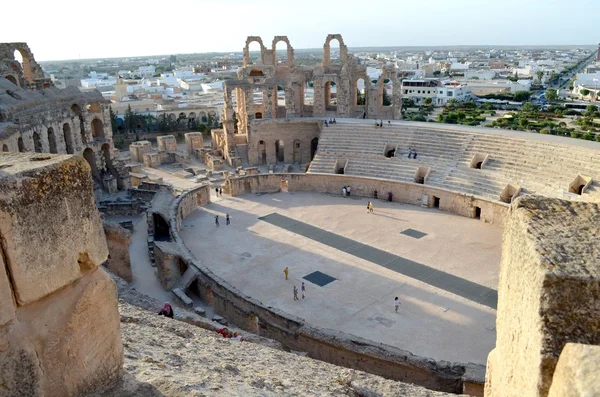 Amfiteatern av el djem — Stockfoto