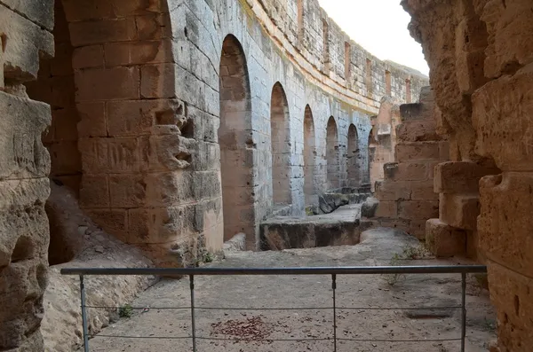 Amfiteatern av el djem — Stockfoto