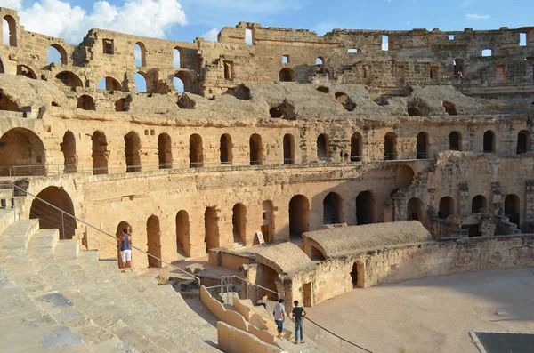 Amfiteatern av el djem — Stockfoto