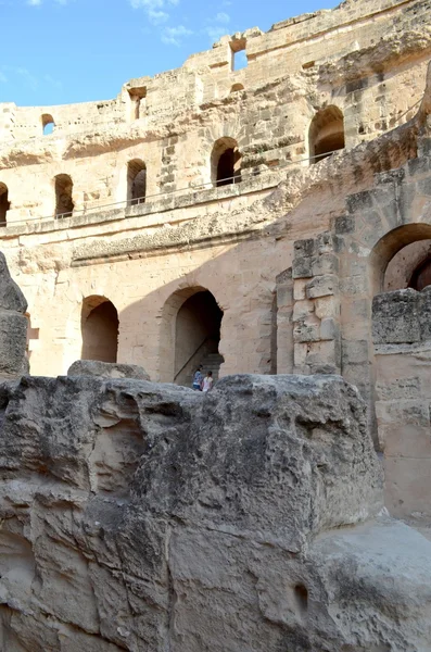 A El Djem amfiteátrum — Stock Fotó