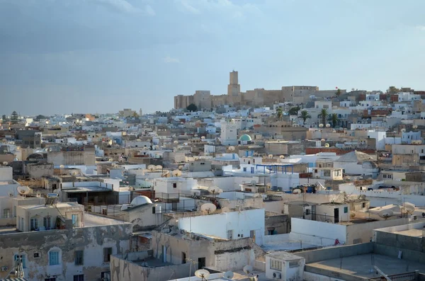 Vista de Soussa de Ribat — Fotografia de Stock