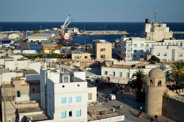 Blick von Ribat auf Soussa — Stockfoto