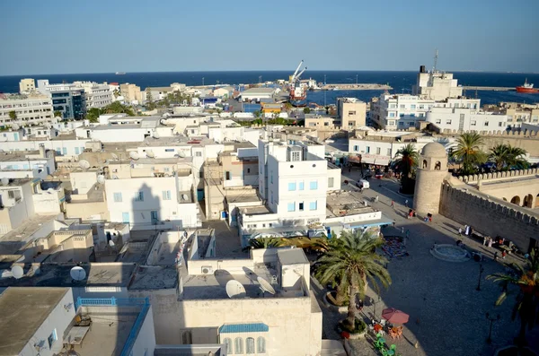 Blick von Ribat auf Soussa — Stockfoto