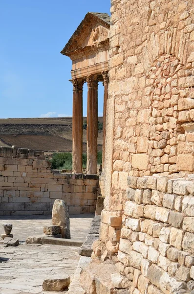 Dougga, Tunezja — Zdjęcie stockowe