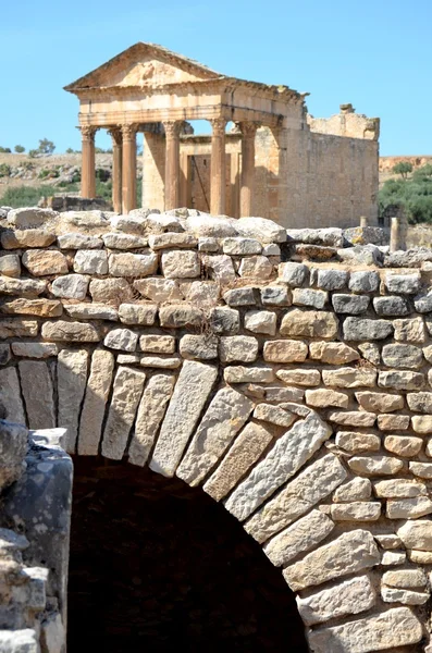 Dougga, Tunísia — Fotografia de Stock