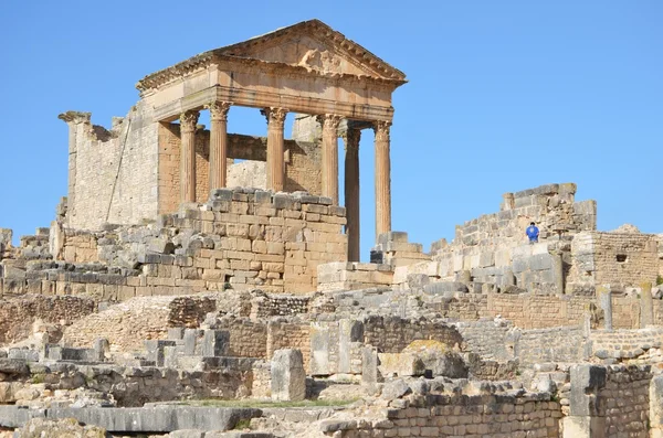 Dougga, Tunísia — Fotografia de Stock