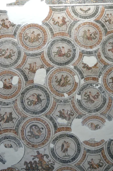 Мозаика в музее Бардо — стоковое фото