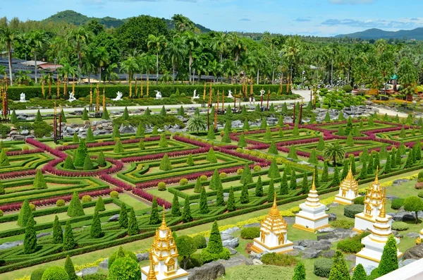 Nong nooch tropische tuin — Stockfoto