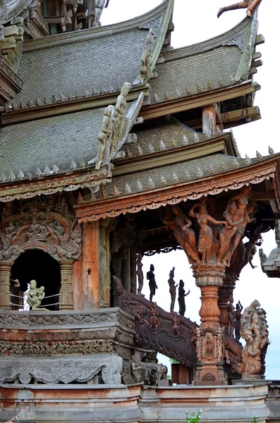 Świątynia prawdy w pattaya — Zdjęcie stockowe