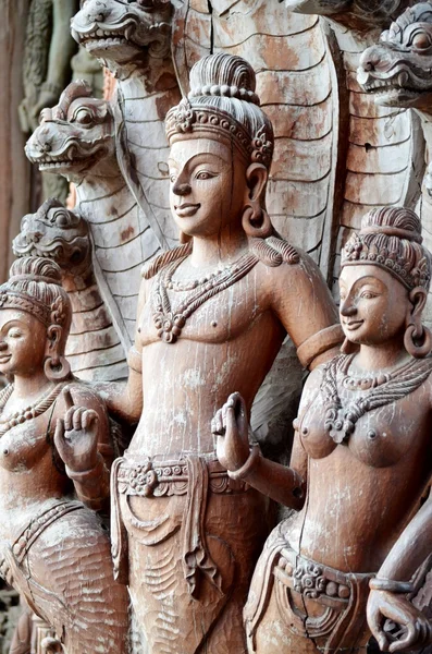 Tempel av sanning i pattaya — Stockfoto