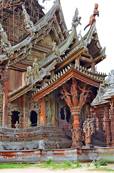 Tempel der Wahrheit in Pattaya — Stockfoto