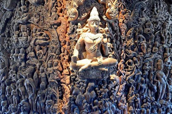 Tempel av sanning i pattaya — Stockfoto