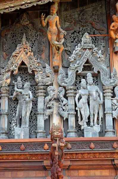 Sannhetens tempel i Pattaya – stockfoto