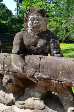 Kamboçyalı antik tapınak