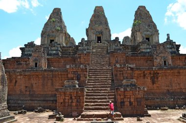 Kamboçyalı antik tapınak