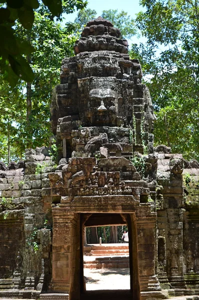 Starověkého kambodžského chrámu — Stock fotografie