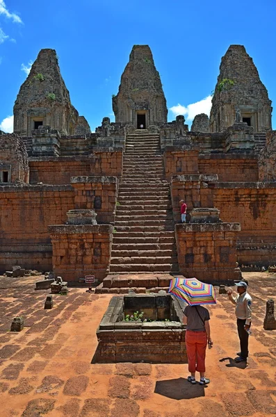 Antico tempio cambogiano — Foto Stock