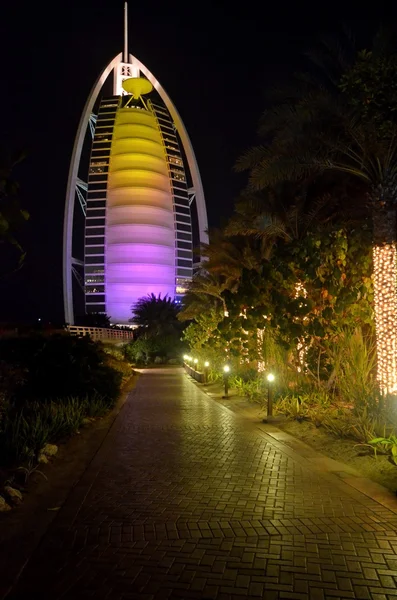 Burj al arab is a luxury 5 stars hotel — Zdjęcie stockowe