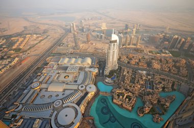 panoramik görüntü dubai City, Birleşik Arap Emirlikleri