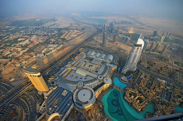 Panoramabild av dubai city, Förenade Arabemiraten — Stockfoto