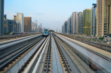 dubai şehrinin panoramik görüntü