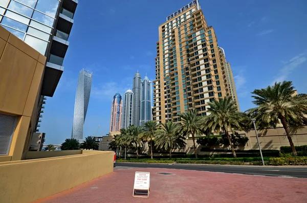 迪拜滨海城市景观，阿拉伯联合酋长国 — 图库照片