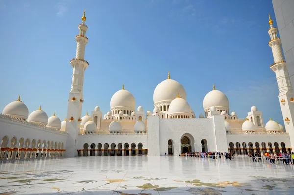 Mezquita Sheikh Zayed o gran mezquita en Abu Dhabi Fotos De Stock